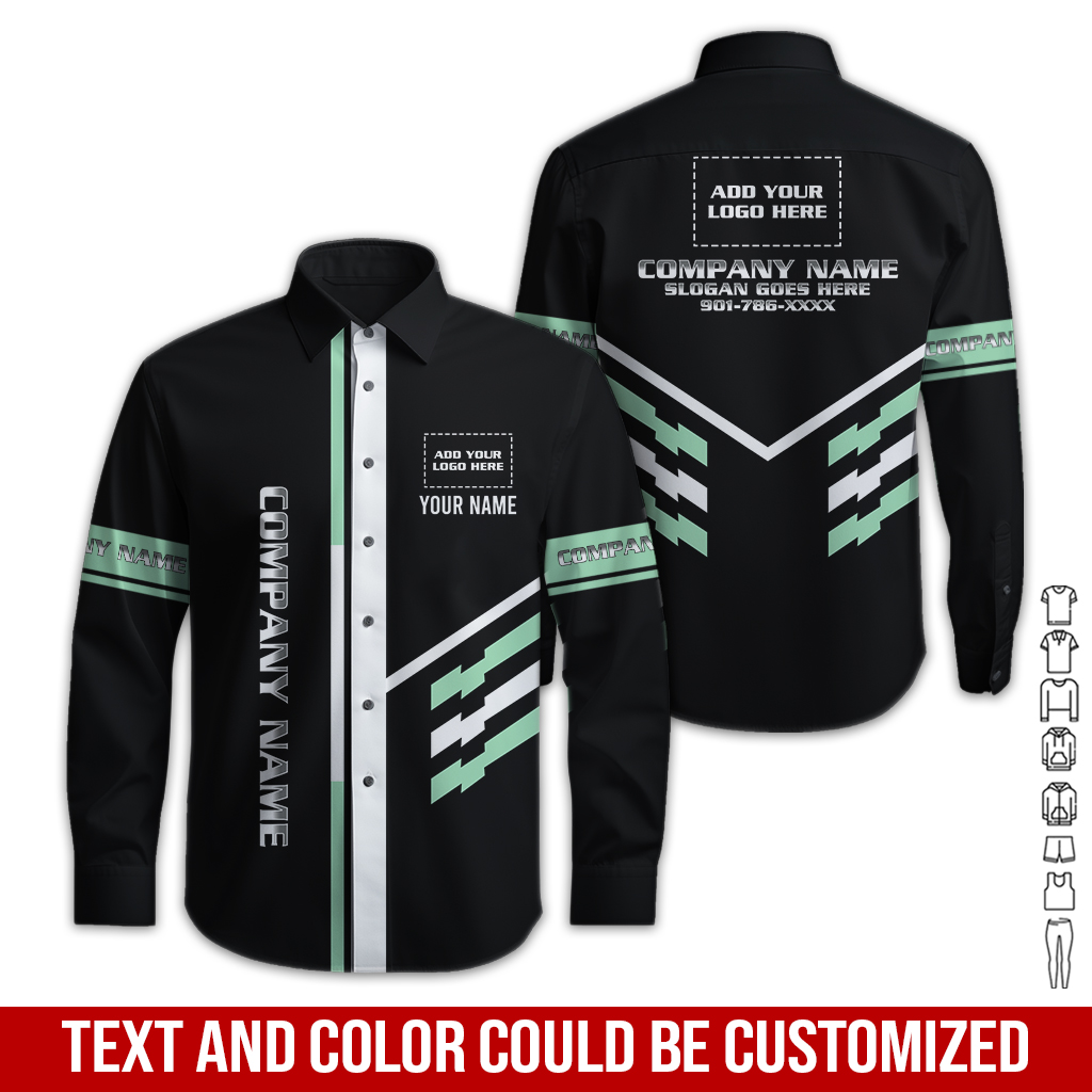 6216925-custom-company-brand-uniform-shirt-personalized-name-logo-colors-gl270-88.jpg Custom Company Brand Uniform Shirt – Custom Name, - photo 87