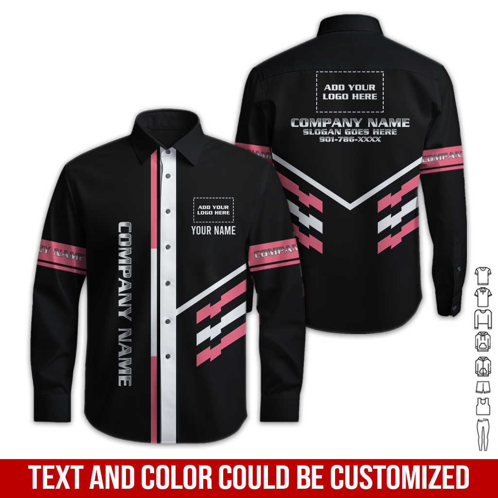 6216925-custom-company-brand-uniform-shirt-personalized-name-logo-colors-gl270-97.jpg Custom Company Brand Uniform Shirt – Custom Name, - photo 96