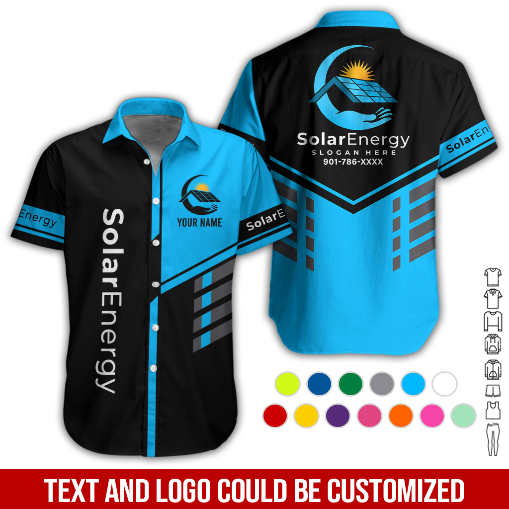 Custom Solar Energy Company Team Uniform All Over - photo 39