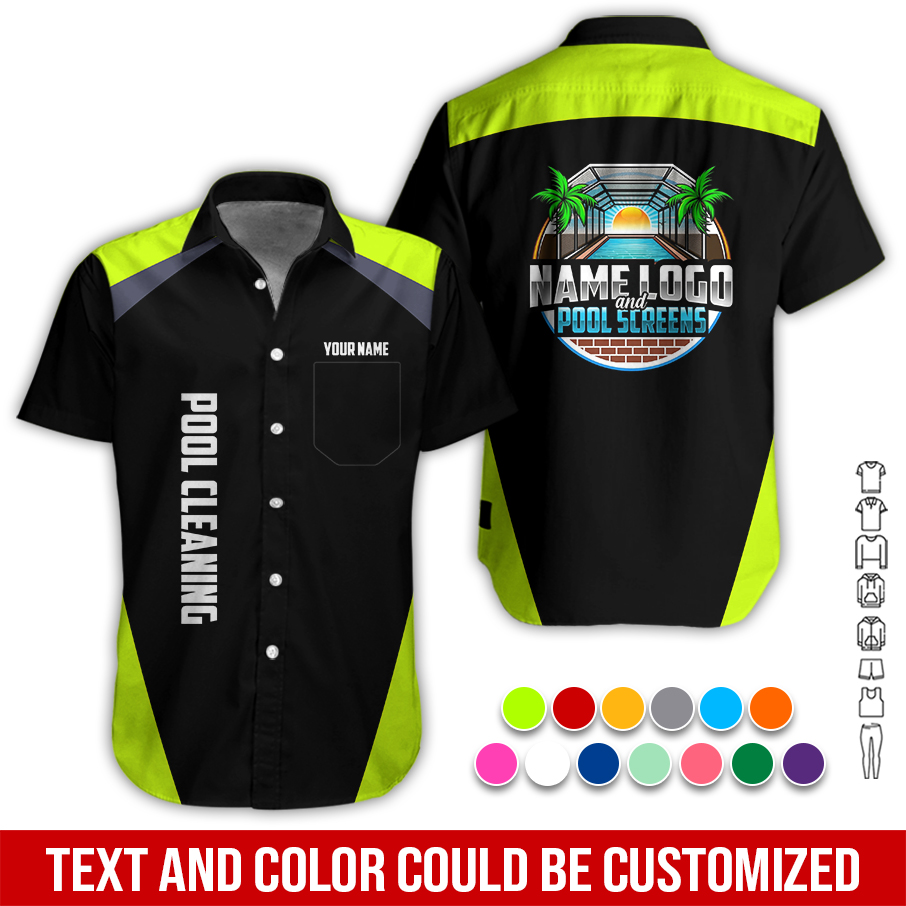 Custom Pool Cleaning Service 3D Hoodie - photo 3