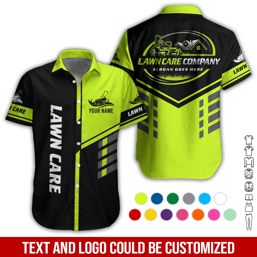 Custom Lawn Care Work Shirt — Custom Company - photo 3