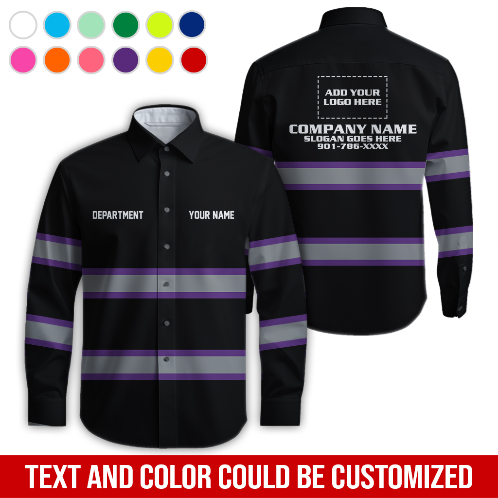 6222027-personalized-work-shirt-custom-company-name-logo-department-employee-name-da121-163.jpg Custom Work Shirt — Custom Company Name, Logo, - photo 163