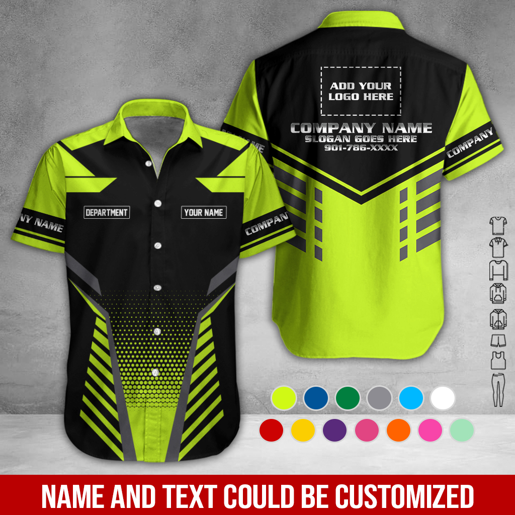 Custom Company Brand Uniform Shirt – Custom Name, - photo 3