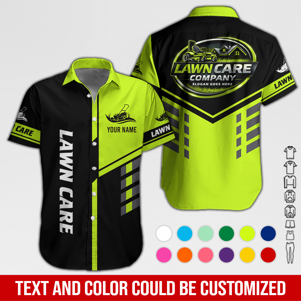 Custom Lawn Care Work Shirt — Custom Company - photo 3