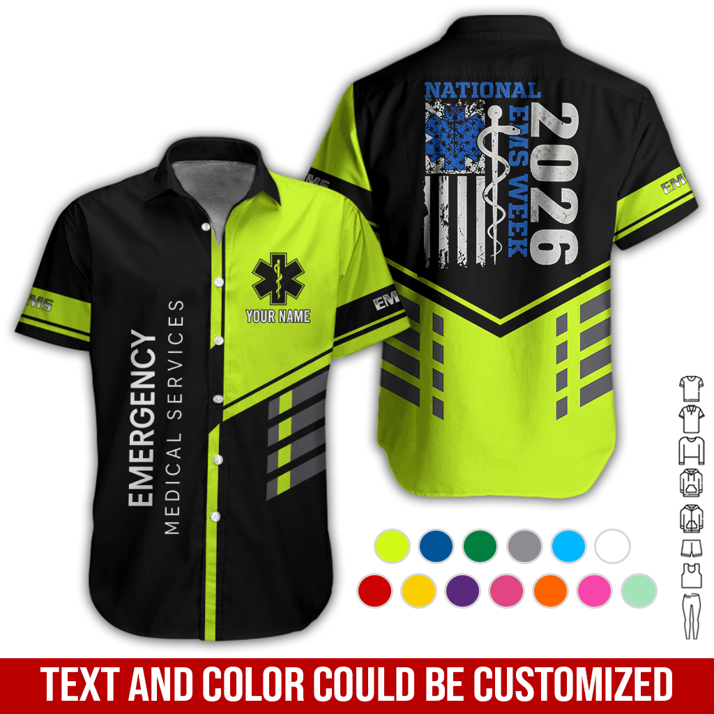Custom EMS Week 3D Hoodie - photo 3