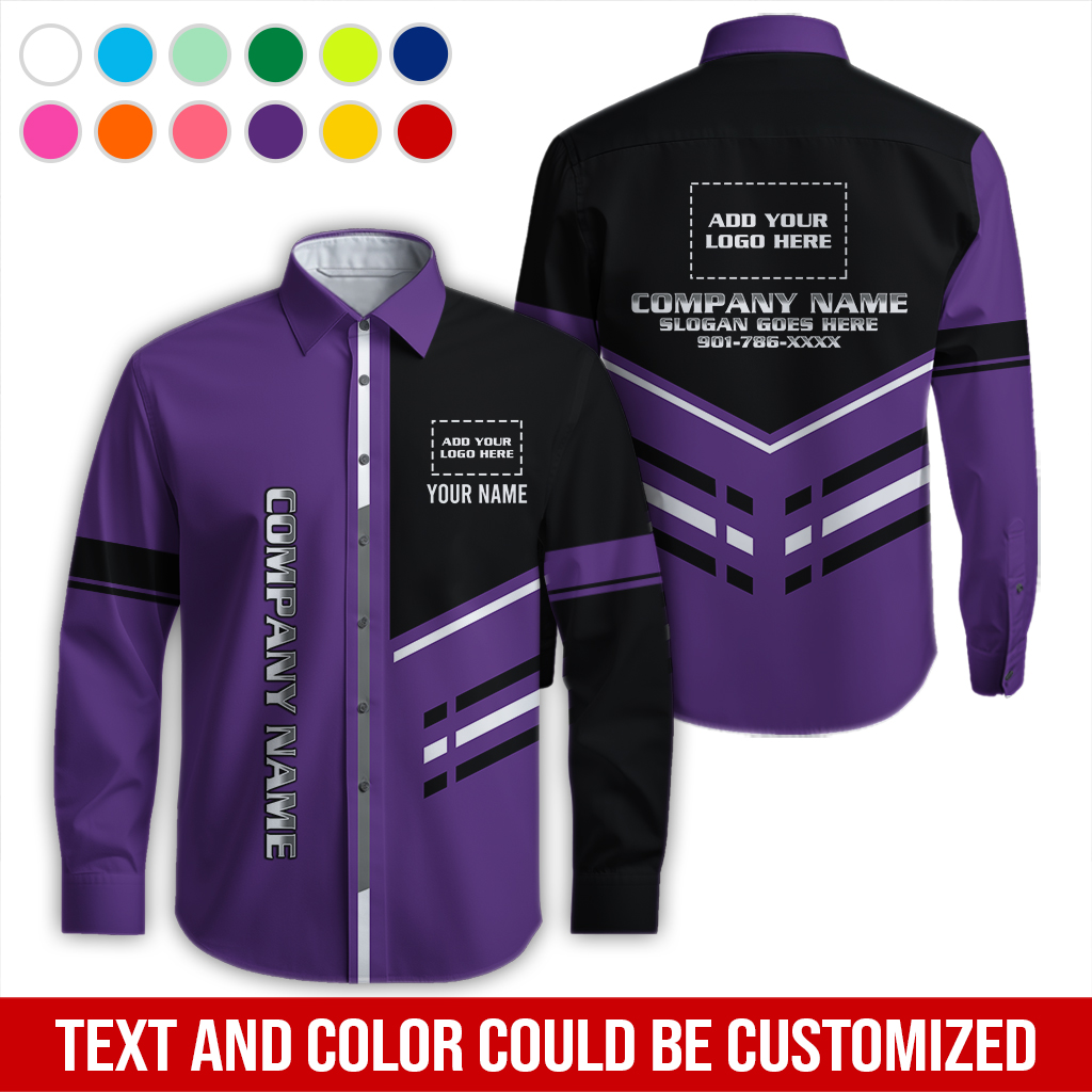 6236244-custom-button-up-work-shirt-add-your-company-name-logo-employee-name-phone-number-da150-163.jpg Custom Button-Up Work Shirt — Add Your Company - photo 163