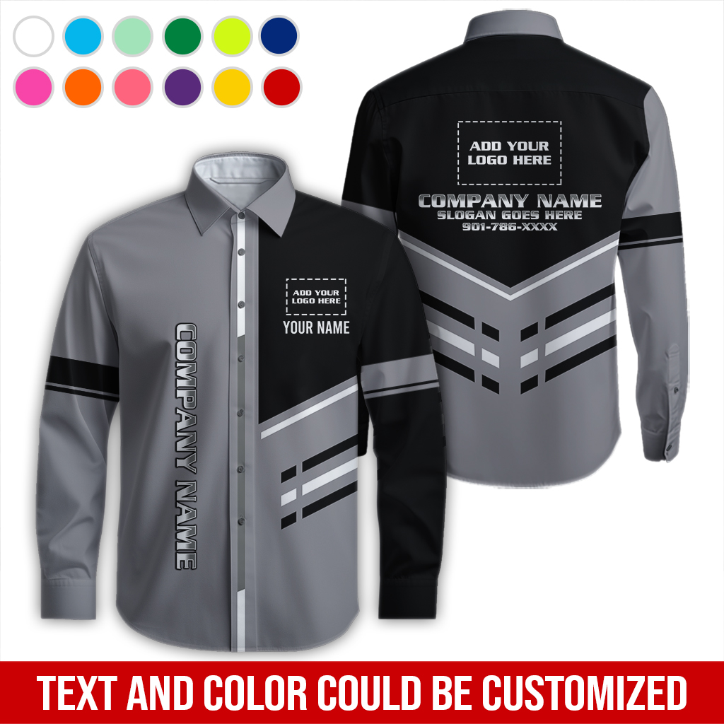 6236244-custom-button-up-work-shirt-add-your-company-name-logo-employee-name-phone-number-da150-46.jpg Custom Button-Up Work Shirt — Add Your Company - photo 46