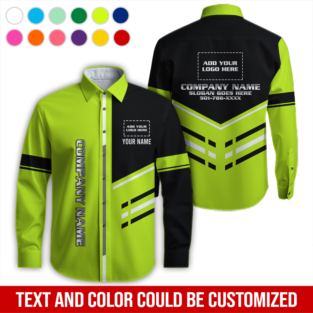 6236244-custom-button-up-work-shirt-add-your-company-name-logo-employee-name-phone-number-da150-7.jpg Custom Button-Up Work Shirt — Add Your Company - photo 7