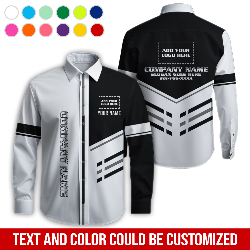 6236244-custom-button-up-work-shirt-add-your-company-name-logo-employee-name-phone-number-da150-98.jpg Custom Button-Up Work Shirt — Add Your Company - photo 98