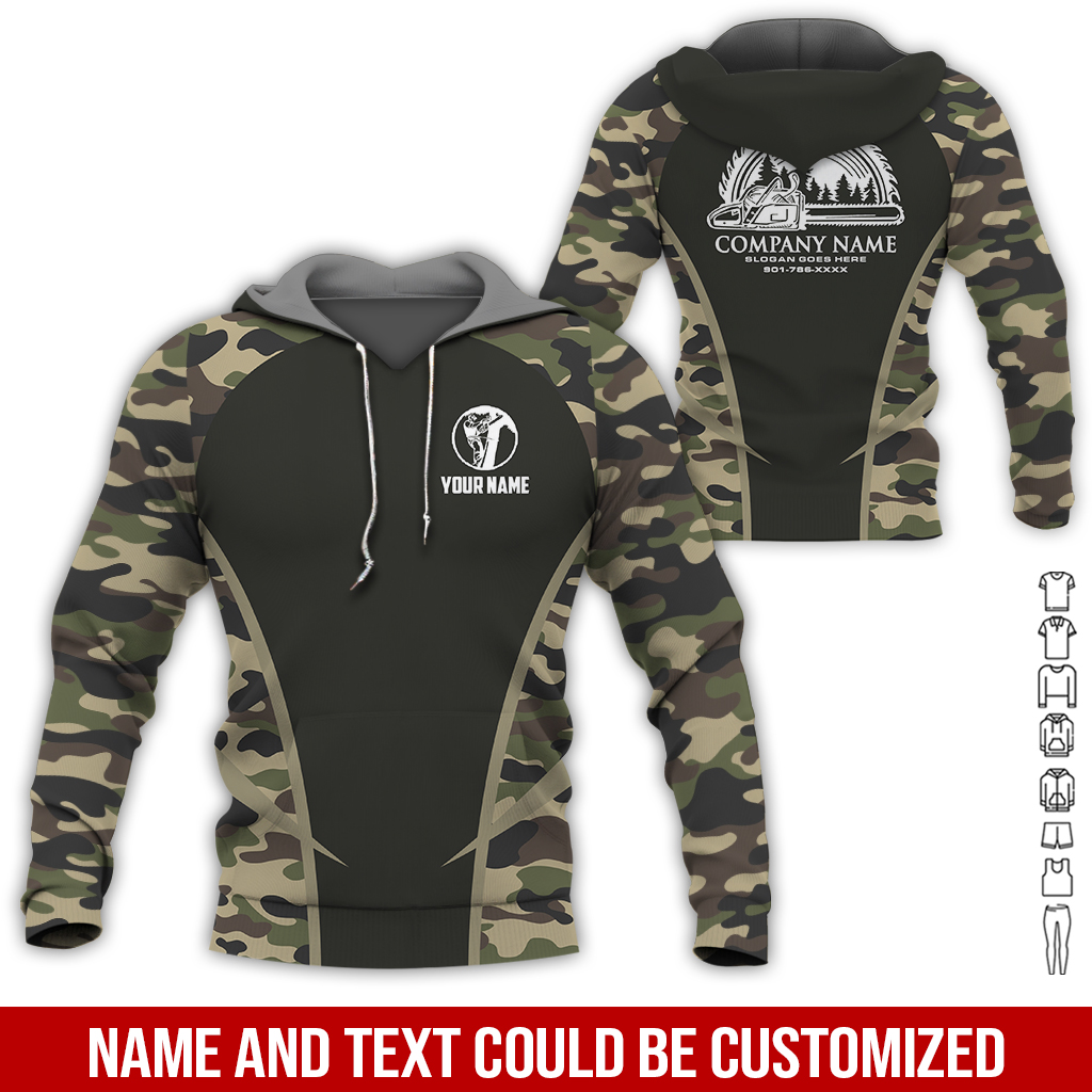 Custom Tree Service 3D Hoodie - photo 5