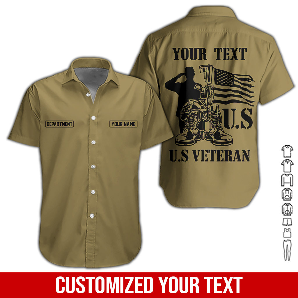 Custom US Veteran Shirt — Custom Name, Branch & - photo 3