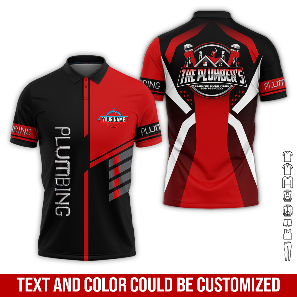 6241858-custom-plumbing-work-shirt-personalized-name-logo-hi-vis-colors-gl297-11.jpg Custom Plumbing Work Shirt – Custom Name, Logo - photo 11