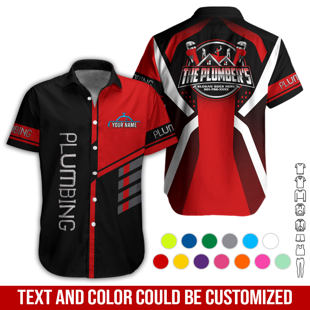 6241858-custom-plumbing-work-shirt-personalized-name-logo-hi-vis-colors-gl297-12.jpg Custom Plumbing Work Shirt – Custom Name, Logo - photo 12