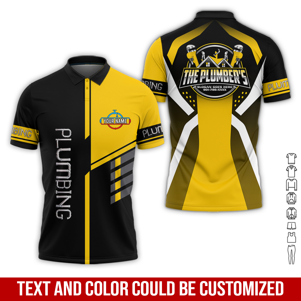 6241858-custom-plumbing-work-shirt-personalized-name-logo-hi-vis-colors-gl297-20.jpg Custom Plumbing Work Shirt – Custom Name, Logo - photo 20
