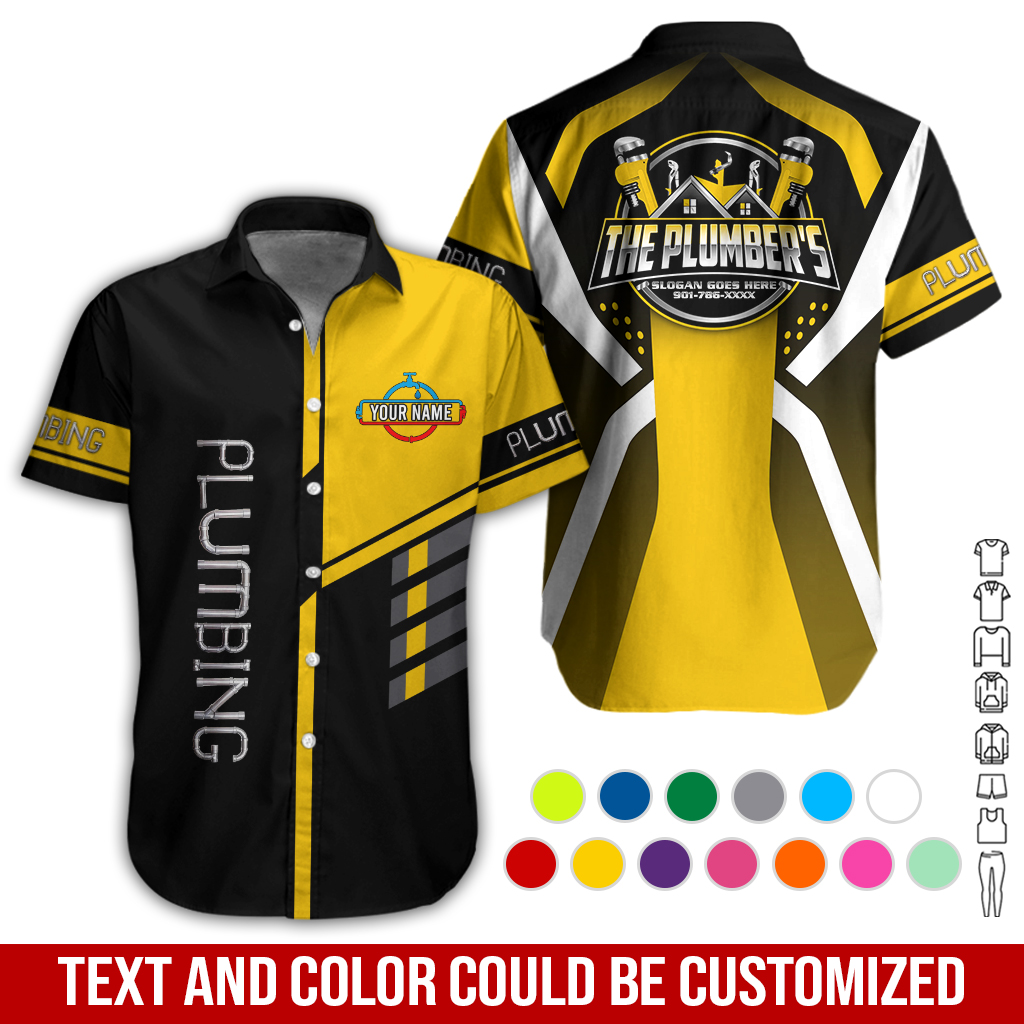 6241858-custom-plumbing-work-shirt-personalized-name-logo-hi-vis-colors-gl297-21.jpg Custom Plumbing Work Shirt – Custom Name, Logo - photo 21