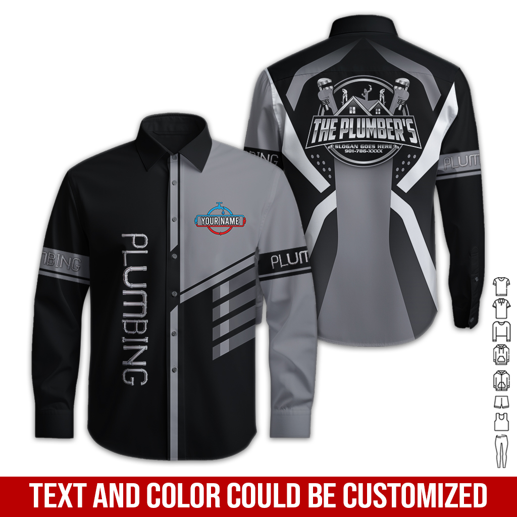6241858-custom-plumbing-work-shirt-personalized-name-logo-hi-vis-colors-gl297-34.jpg Custom Plumbing Work Shirt – Custom Name, Logo - photo 34