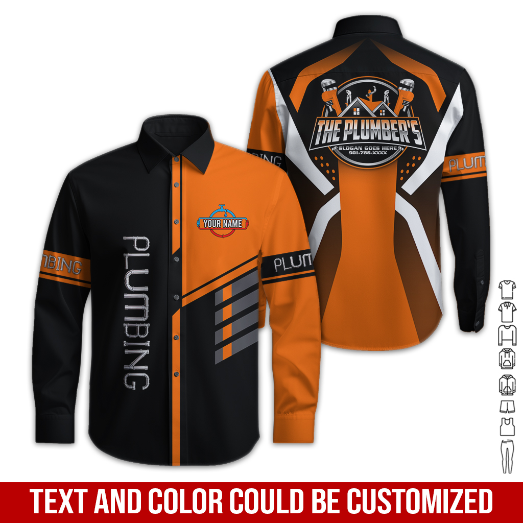 6241858-custom-plumbing-work-shirt-personalized-name-logo-hi-vis-colors-gl297-52.jpg Custom Plumbing Work Shirt – Custom Name, Logo - photo 52