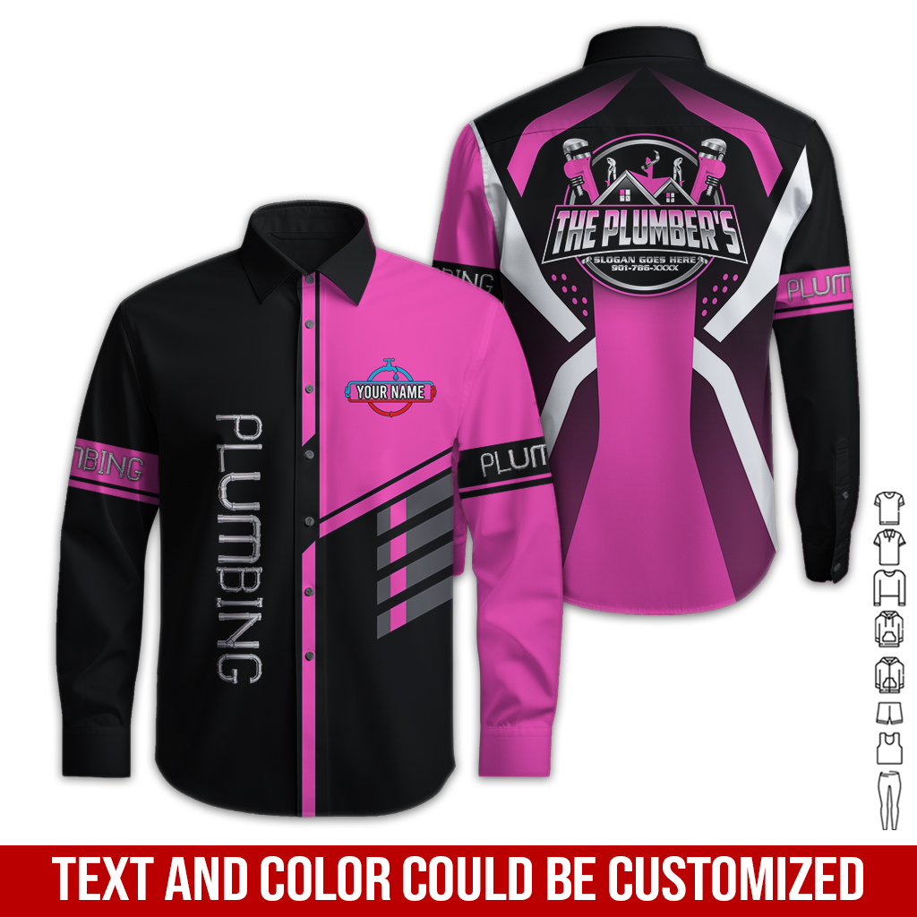 6241858-custom-plumbing-work-shirt-personalized-name-logo-hi-vis-colors-gl297-61.jpg Custom Plumbing Work Shirt – Custom Name, Logo - photo 61