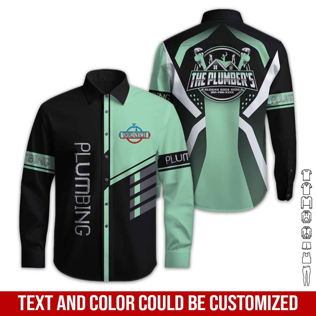 6241858-custom-plumbing-work-shirt-personalized-name-logo-hi-vis-colors-gl297-88.jpg Custom Plumbing Work Shirt – Custom Name, Logo - photo 88