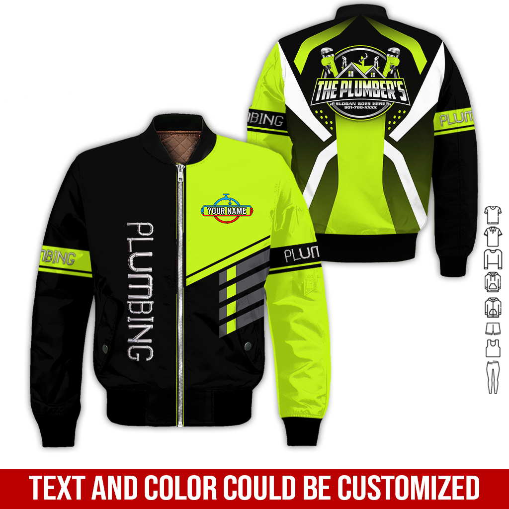 6241858-custom-plumbing-work-shirt-personalized-name-logo-hi-vis-colors-gl297-9.jpg Custom Plumbing Work Shirt – Custom Name, Logo - photo 9