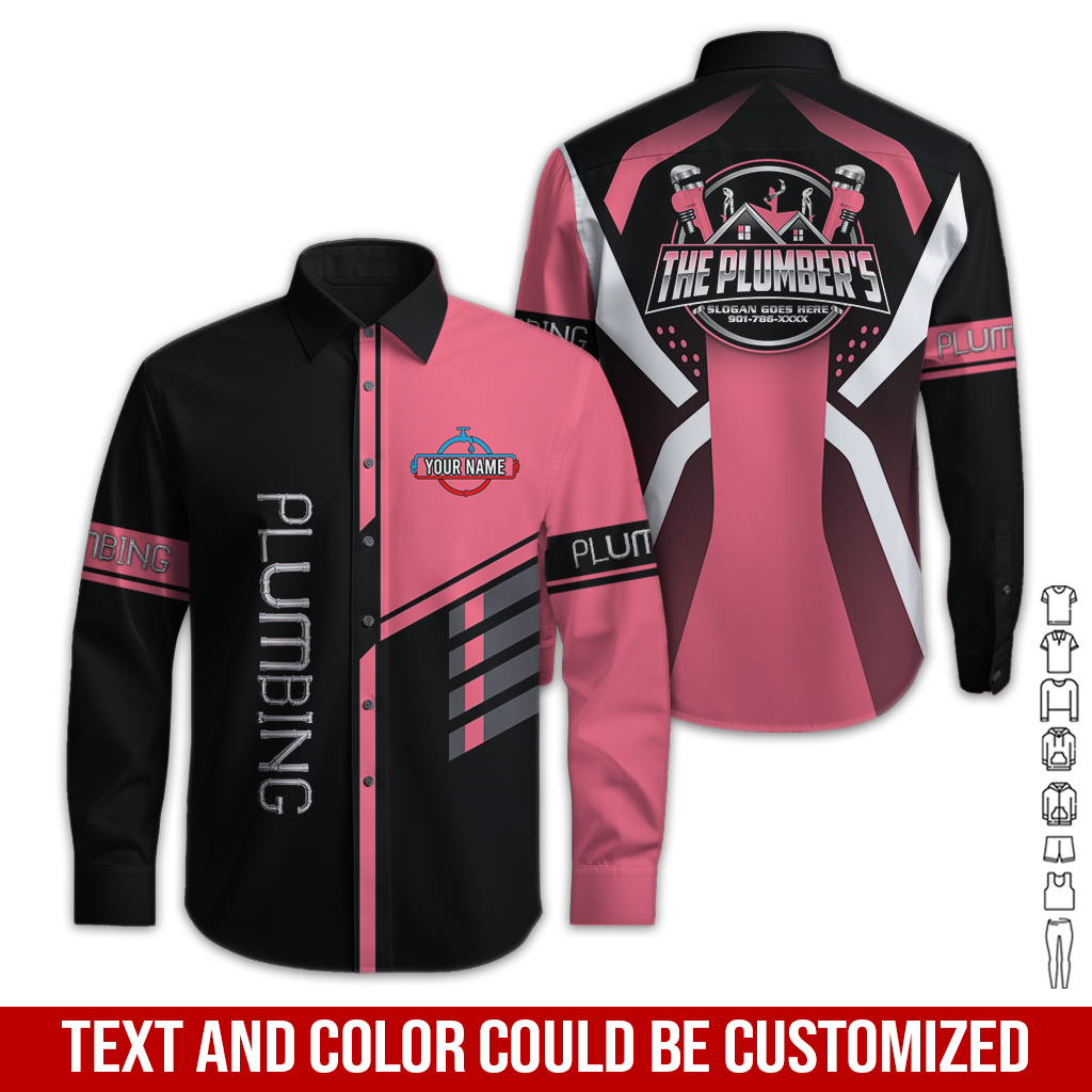 6241858-custom-plumbing-work-shirt-personalized-name-logo-hi-vis-colors-gl297-97.jpg Custom Plumbing Work Shirt – Custom Name, Logo - photo 97