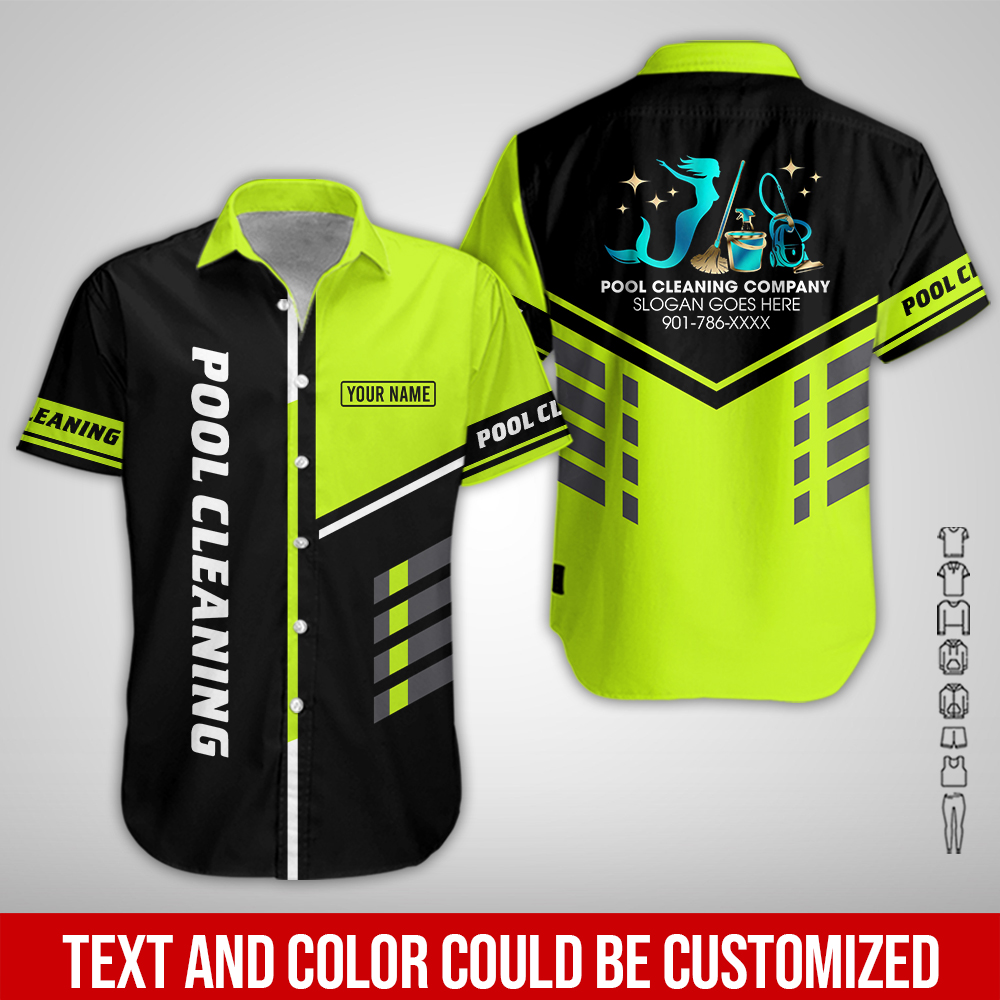 Custom Pool Cleaning Service 3D Hoodie - photo 3