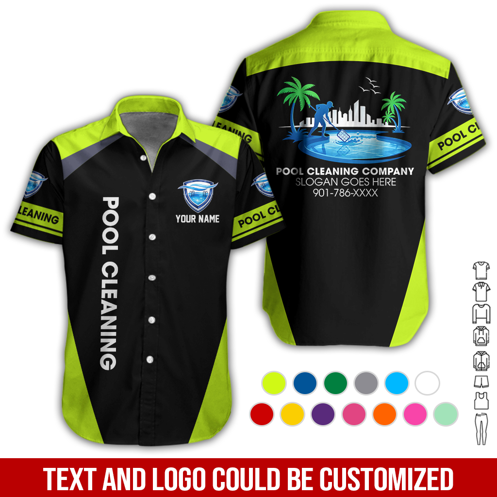Custom Pool Cleaning Women's Work Shirt — Custom - photo 3
