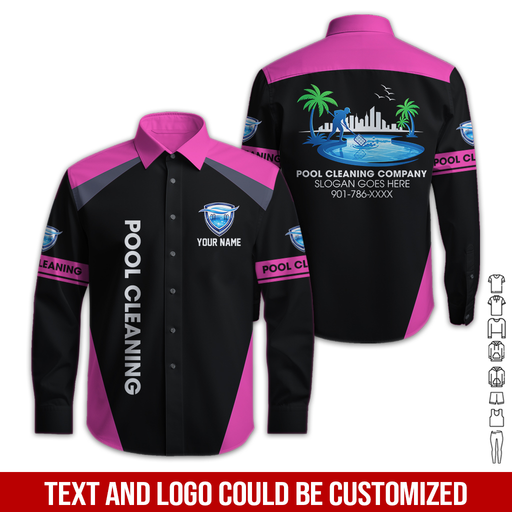 6246858-custom-pool-cleaning-womens-work-shirt-personalized-company-name-logo-slogan-phone-number-pc587-61.jpg Custom Pool Cleaning Women's Work Shirt — Custom - photo 61