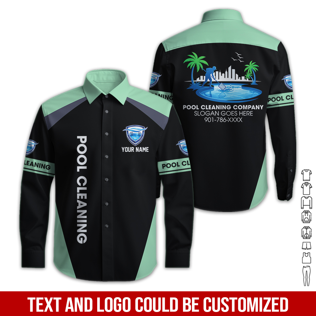 6246858-custom-pool-cleaning-womens-work-shirt-personalized-company-name-logo-slogan-phone-number-pc587-88.jpg Custom Pool Cleaning Women's Work Shirt — Custom - photo 88