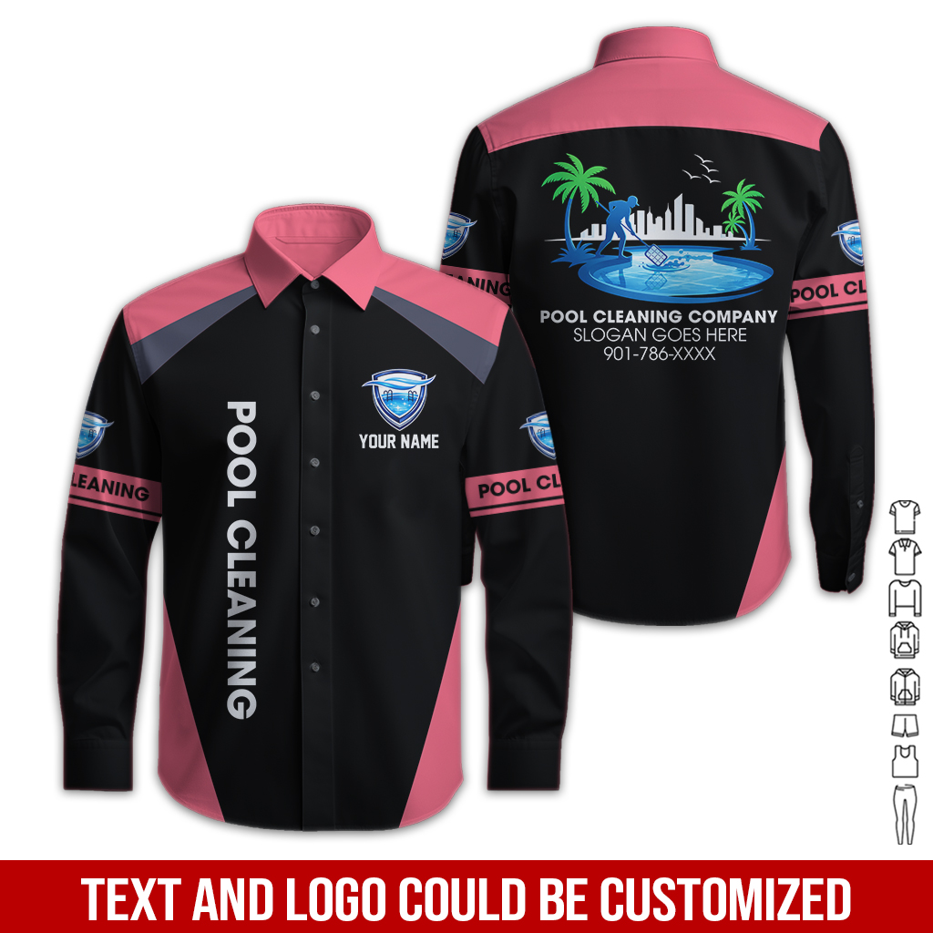 6246858-custom-pool-cleaning-womens-work-shirt-personalized-company-name-logo-slogan-phone-number-pc587-97.jpg Custom Pool Cleaning Women's Work Shirt — Custom - photo 97