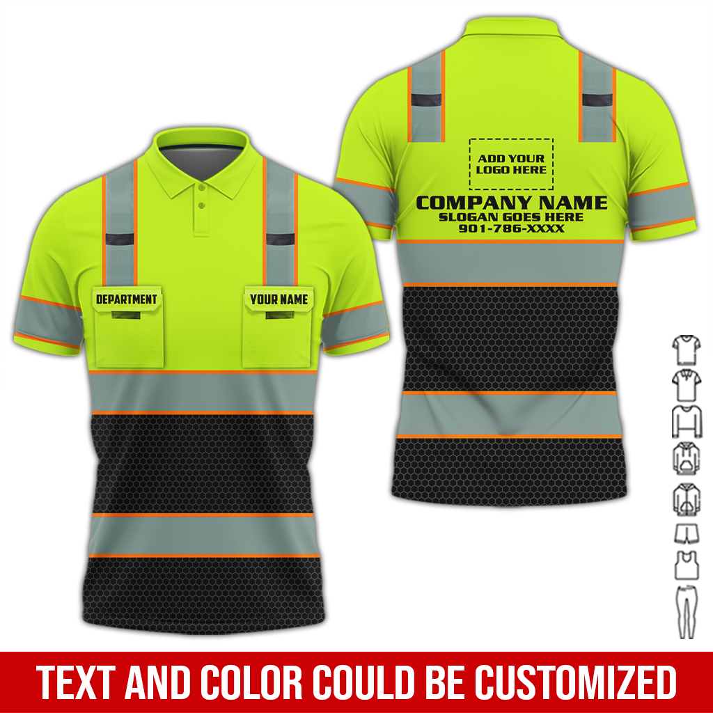 6252084-custom-company-brand-uniform-shirt-personalized-name-logo-colors-da166-2.jpg Custom Company Brand Uniform Shirt – Custom Name, - photo 2
