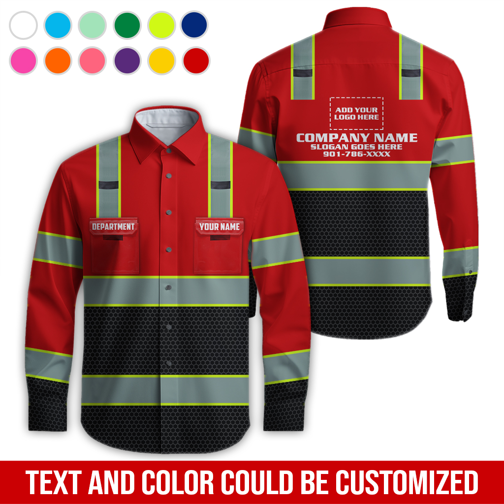 6252084-custom-company-brand-uniform-shirt-personalized-name-logo-colors-da166-20.jpg Custom Company Brand Uniform Shirt – Custom Name, - photo 20