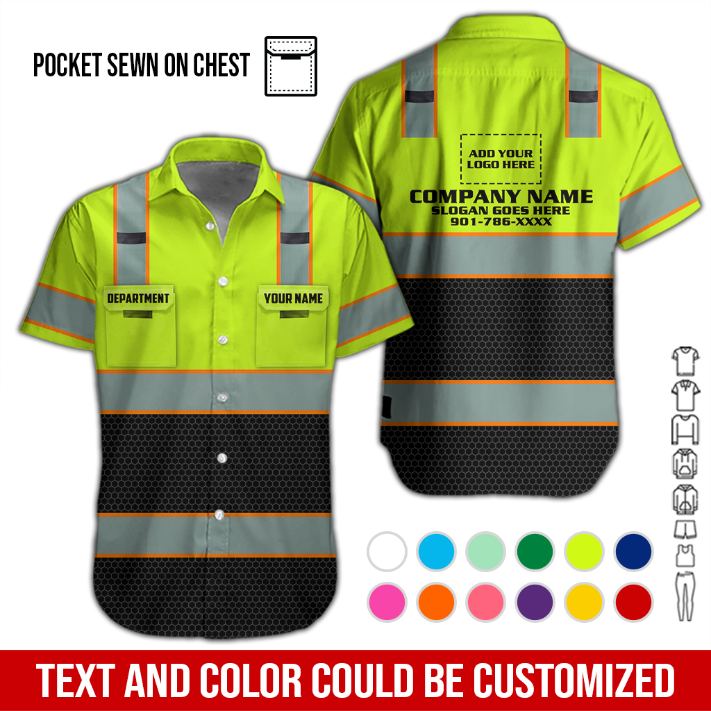Custom Company Brand Uniform Shirt – Custom Name, - photo 3