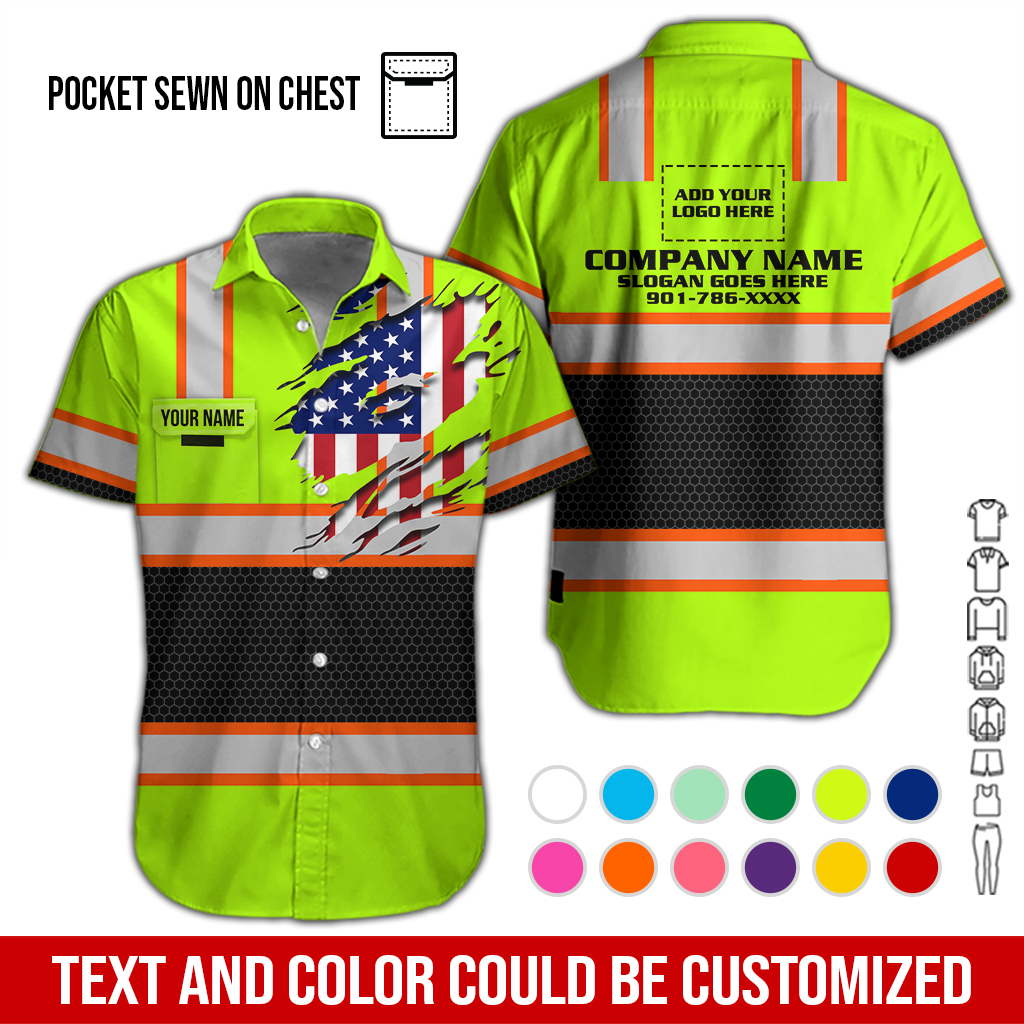 Custom Company Brand Uniform Shirt – Custom Name, - photo 3