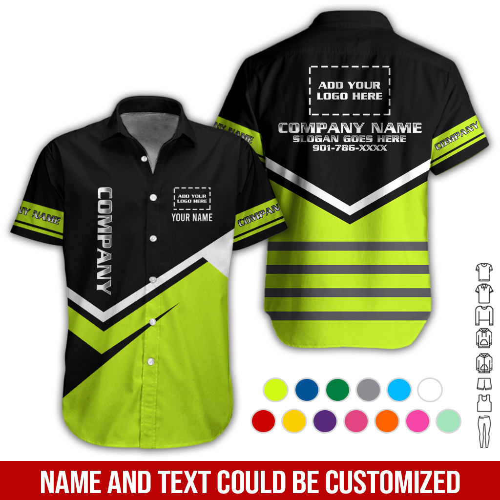 Custom Company Brand Uniform Shirt – Custom Name, - photo 3