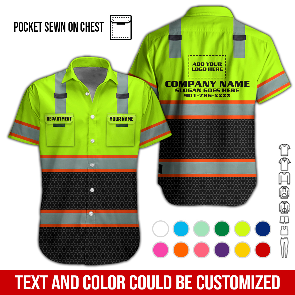 Custom Company Brand Uniform Shirt – Custom Name, - photo 3