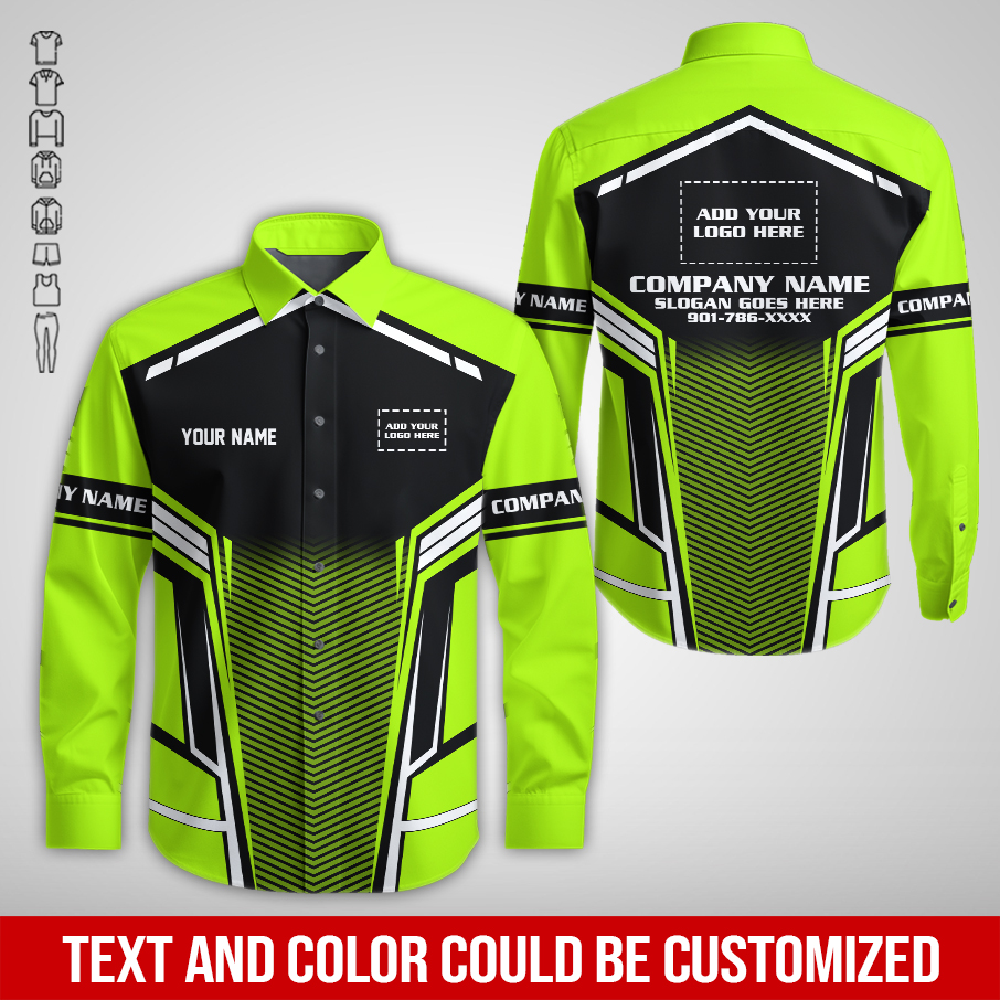6258325-custom-company-brand-uniform-shirt-personalized-name-logo-colors-lv81-7.jpg Custom Company Brand Uniform Shirt – Custom Name, - photo 7