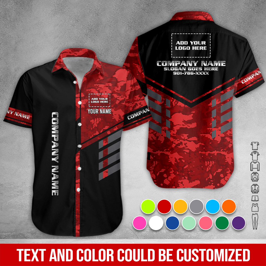 Custom Company Brand Uniform Shirt – Custom Name, - photo 12