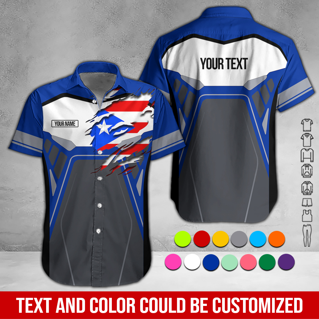 Custom Proud Puerto Rican 3D Hoodie - photo 107