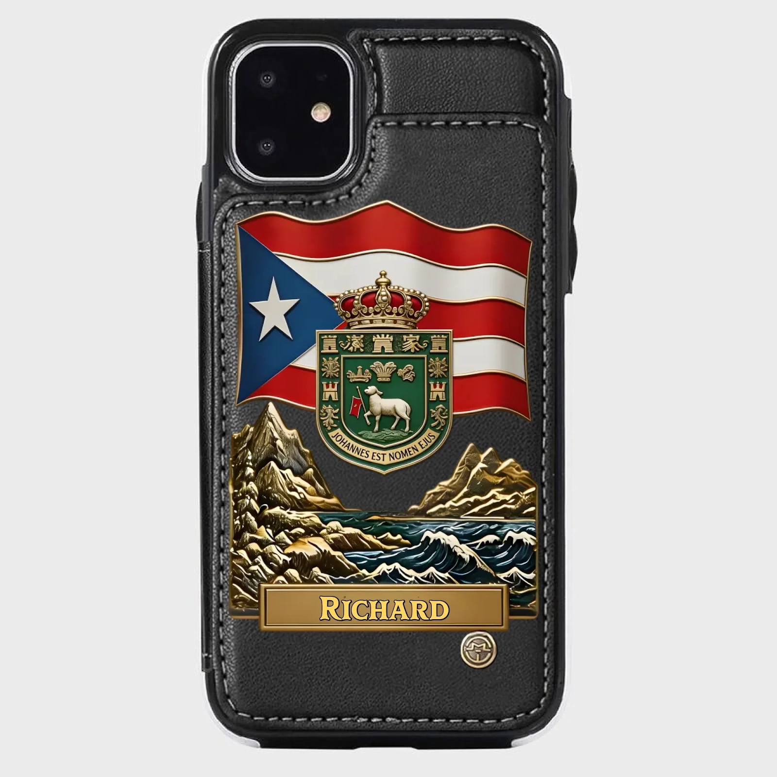 Custom Puerto Rican Pride Wallet Phone Case -