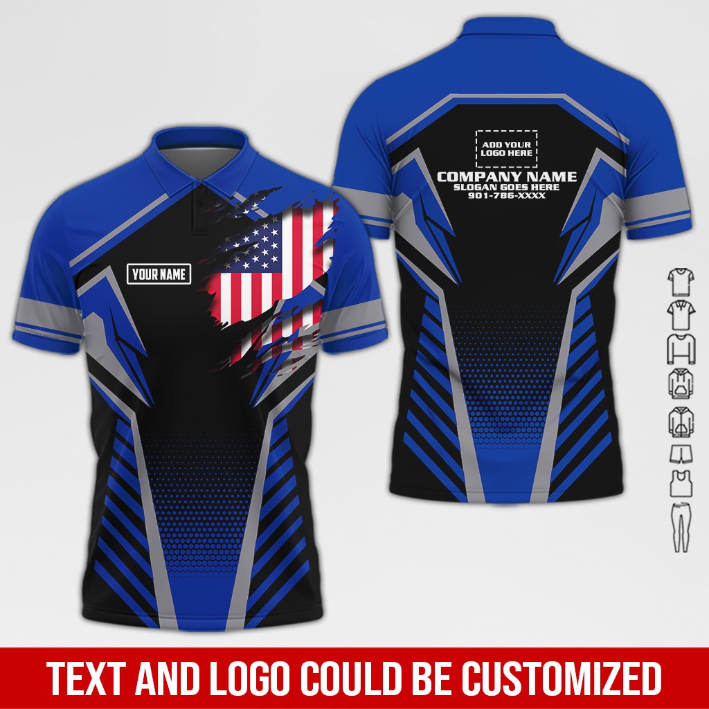 6263046-custom-company-brand-uniform-shirt-personalized-name-logo-colors-da180-106.jpg Custom Company Brand Uniform Shirt – Custom Name, - photo 106