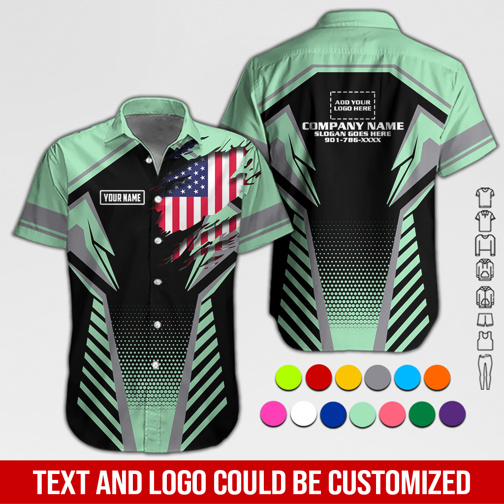 6263046-custom-company-brand-uniform-shirt-personalized-name-logo-colors-da180-120.jpg Custom Company Brand Uniform Shirt – Custom Name, - photo 120