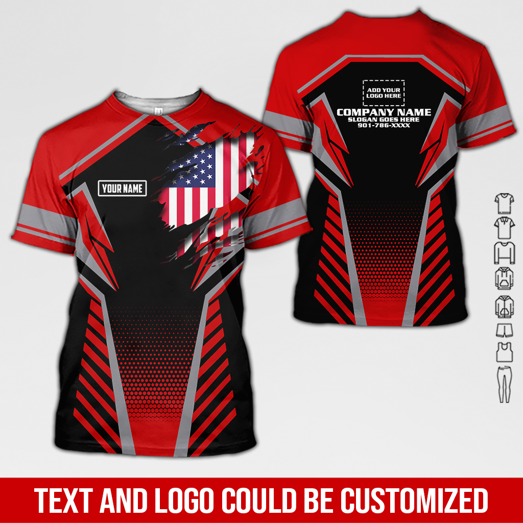 6263046-custom-company-brand-uniform-shirt-personalized-name-logo-colors-da180-14.jpg Custom Company Brand Uniform Shirt – Custom Name, - photo 14