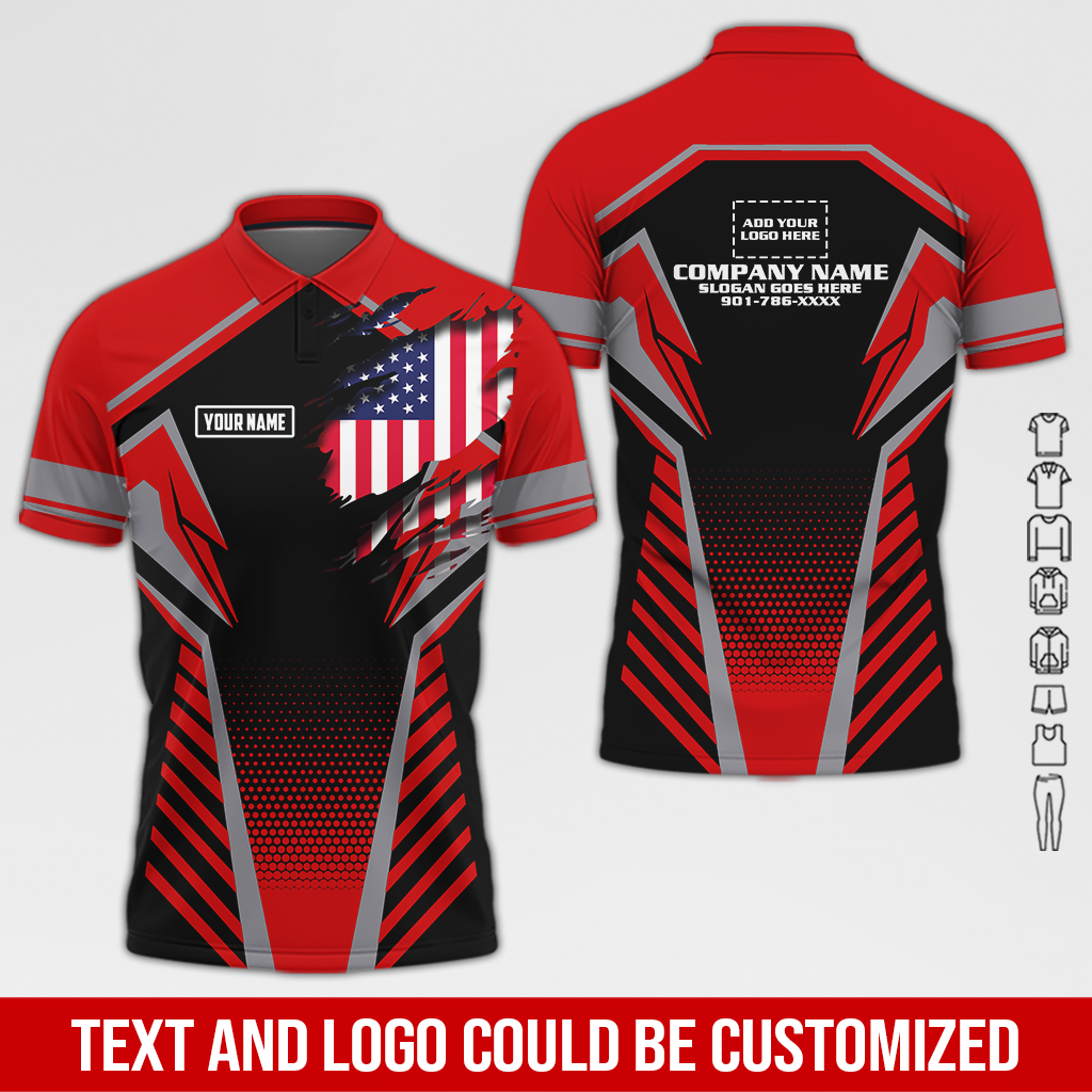 6263046-custom-company-brand-uniform-shirt-personalized-name-logo-colors-da180-15.jpg Custom Company Brand Uniform Shirt – Custom Name, - photo 15
