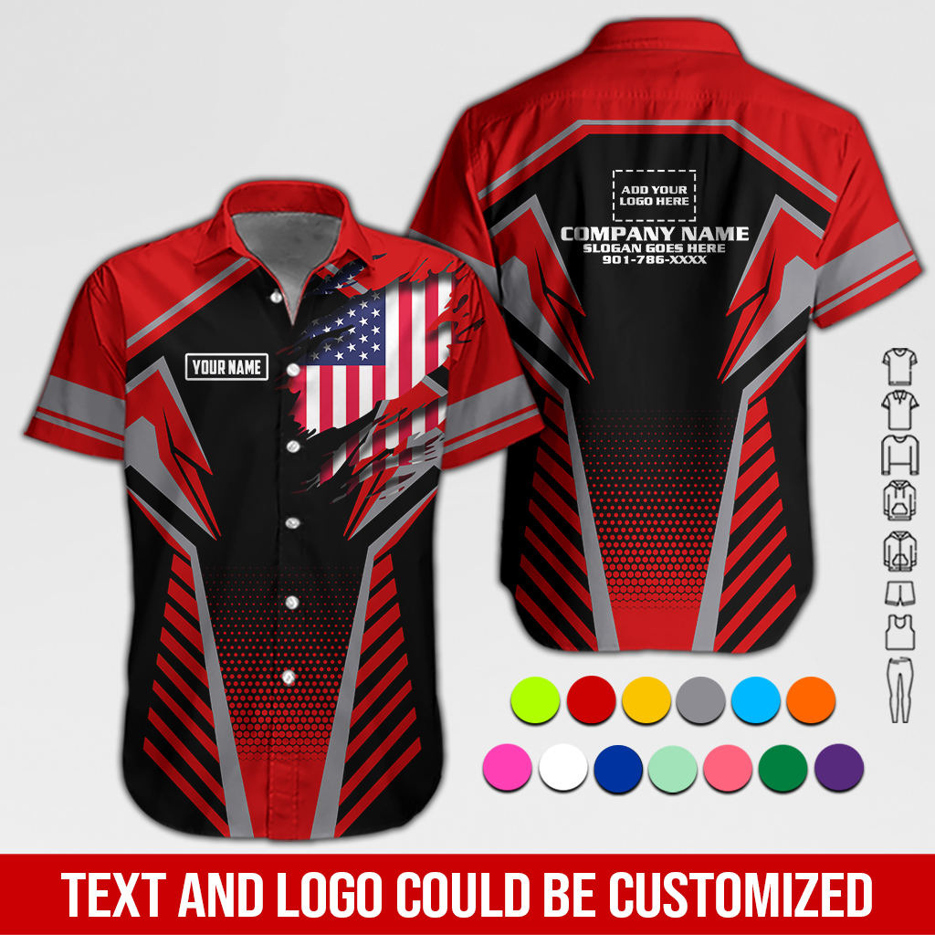 6263046-custom-company-brand-uniform-shirt-personalized-name-logo-colors-da180-16.jpg Custom Company Brand Uniform Shirt – Custom Name, - photo 16