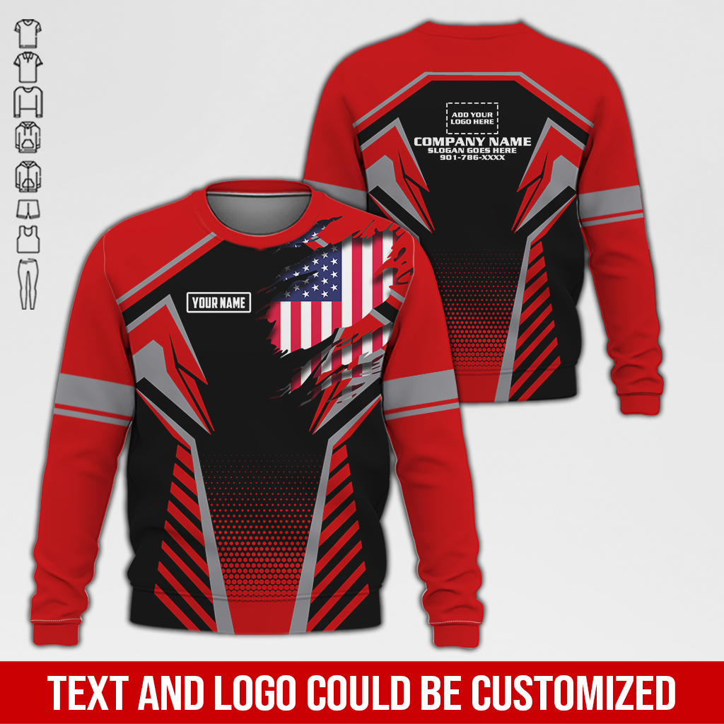 6263046-custom-company-brand-uniform-shirt-personalized-name-logo-colors-da180-17.jpg Custom Company Brand Uniform Shirt – Custom Name, - photo 17