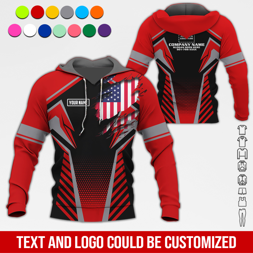 6263046-custom-company-brand-uniform-shirt-personalized-name-logo-colors-da180-18.jpg Custom Company Brand Uniform Shirt – Custom Name, - photo 18