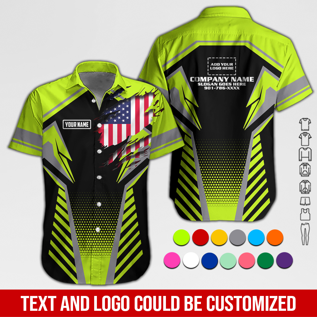 Custom Company Brand Uniform Shirt – Custom Name, - photo 3