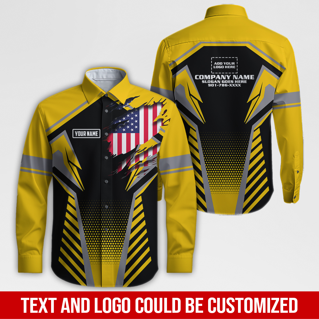 6263046-custom-company-brand-uniform-shirt-personalized-name-logo-colors-da180-33.jpg Custom Company Brand Uniform Shirt – Custom Name, - photo 33