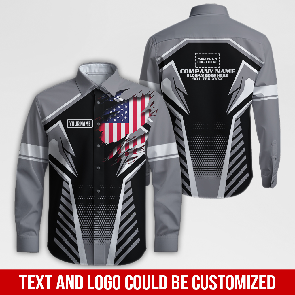 6263046-custom-company-brand-uniform-shirt-personalized-name-logo-colors-da180-46.jpg Custom Company Brand Uniform Shirt – Custom Name, - photo 46
